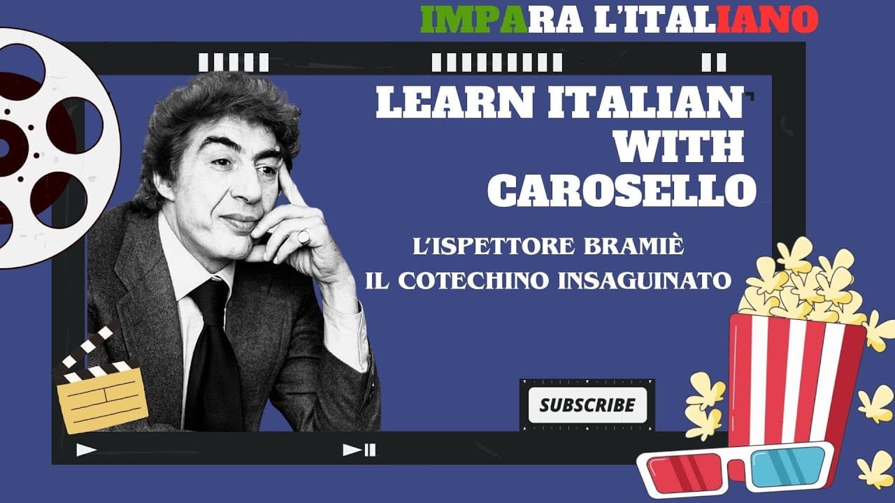 Learn italian with movies - IL COTECHINO INSANGUINATO - Il carosello italiano