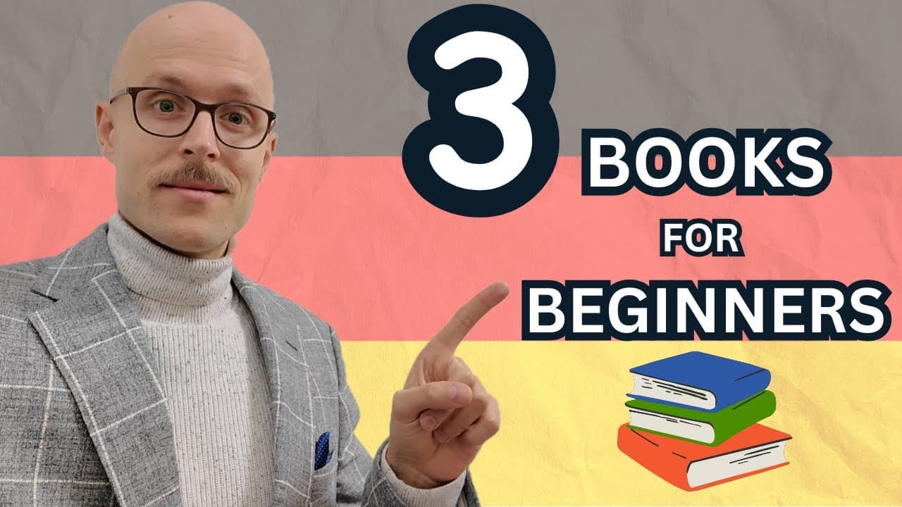 3 MUST-READ German Books for Beginners 📚 | Learn German Fast
