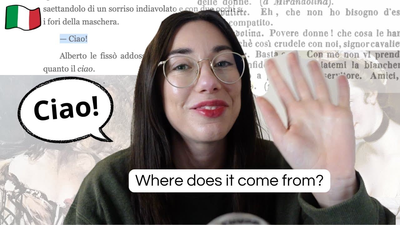 Italian culture: le origini del saluto italiano "Ciao" (Sub)