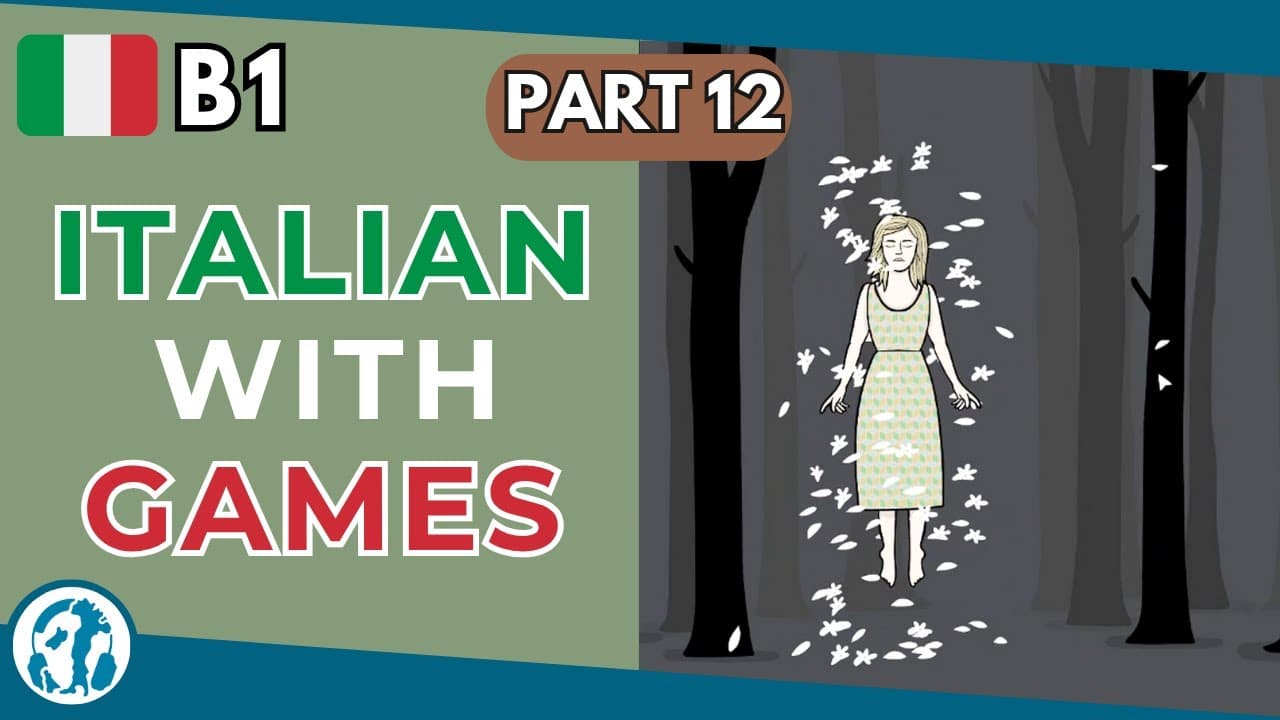 🎮 Ep. 12 | Learn Italian with games (B1) | Underground blossom