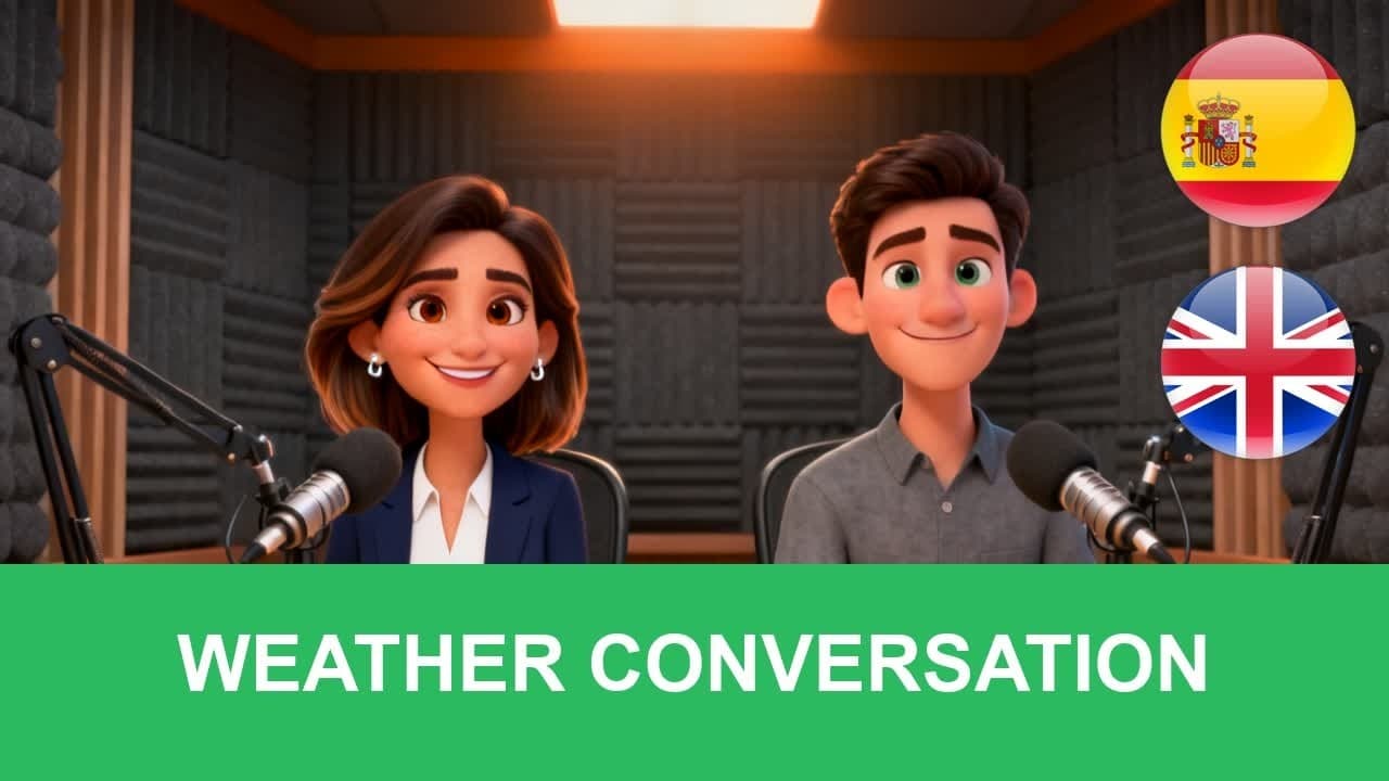 Spanish Lesson: The Weather! Bilingual A1-A2