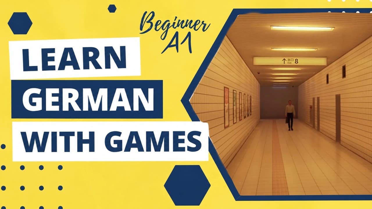 I search for anomalies, learn German with games, super beginner, comprehensible Input