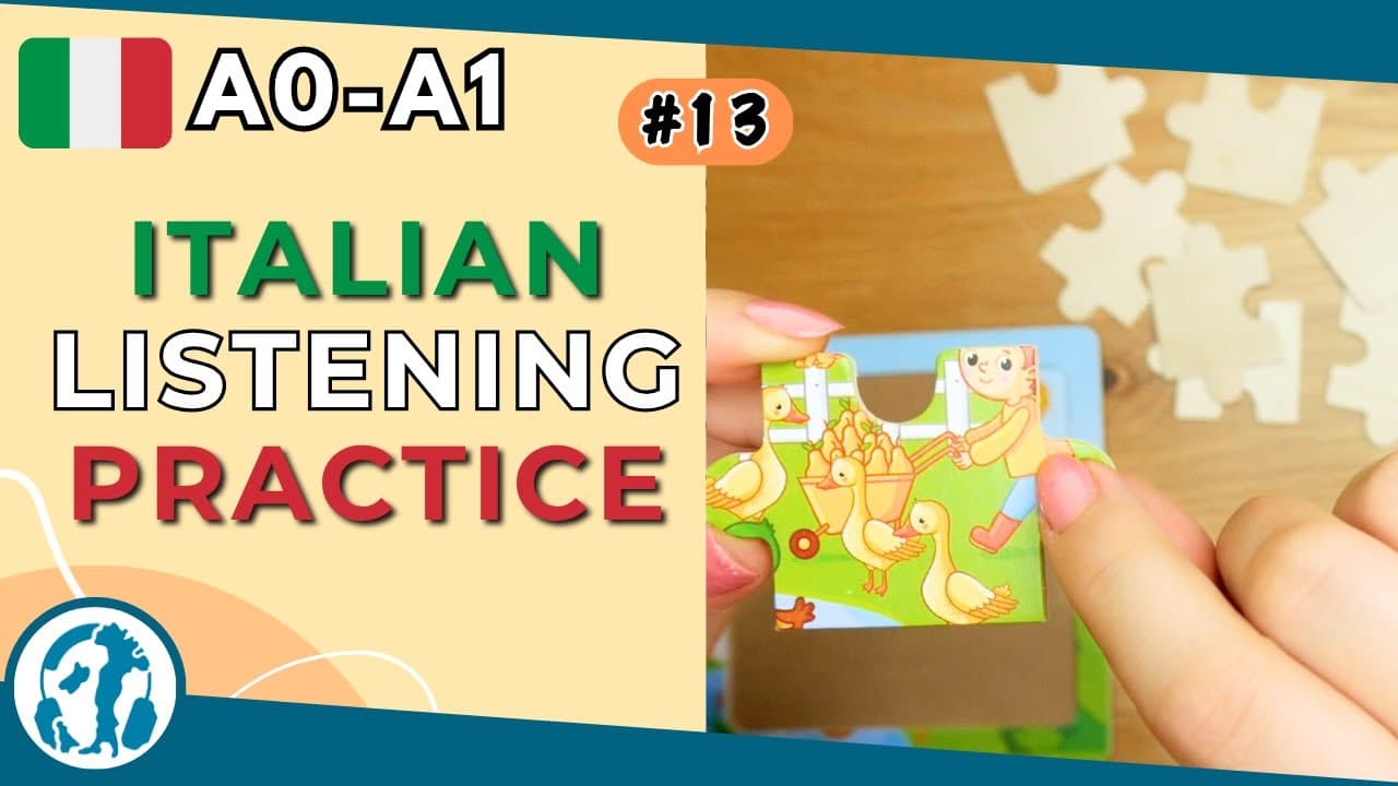 🧩 #13 | Puzzle (Italian for absolute beginners)