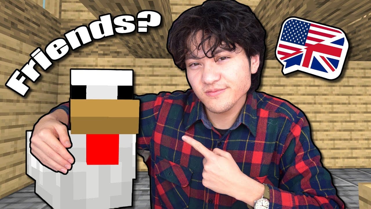 Learn English with Minecraft #6 - Making Friends?