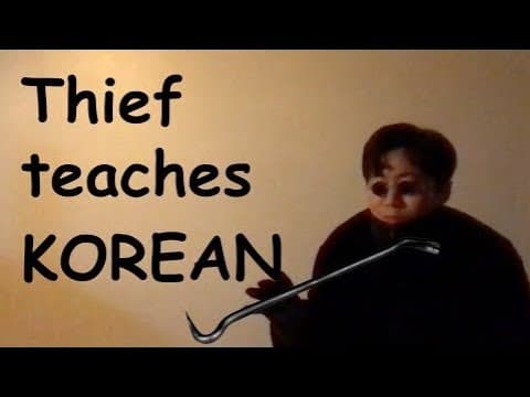 [Lv.A1-2] Learn Korean with games - [Thief Simulator] ep2