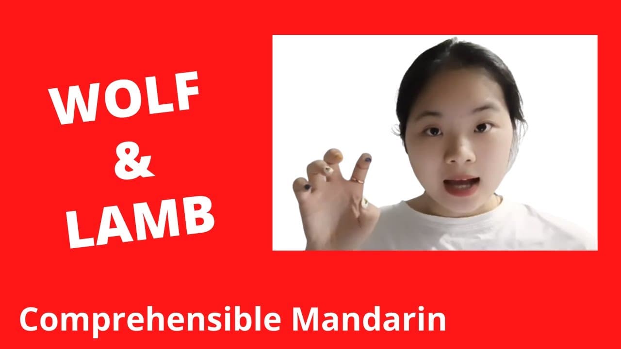 Wolf & Lamb - Beginner Chinese Story - Chinese Comprehensible Input