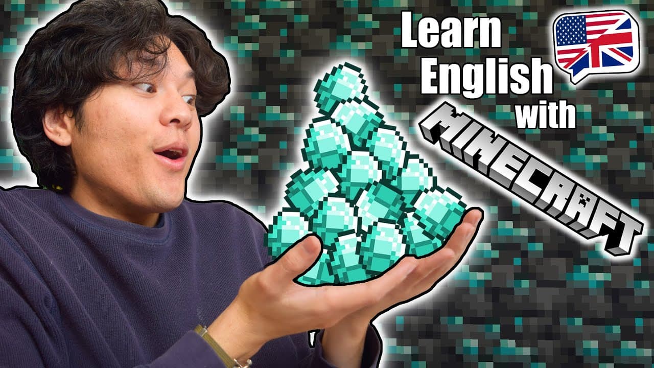 Learn English with Minecraft #7 - DIAMONDS 💎