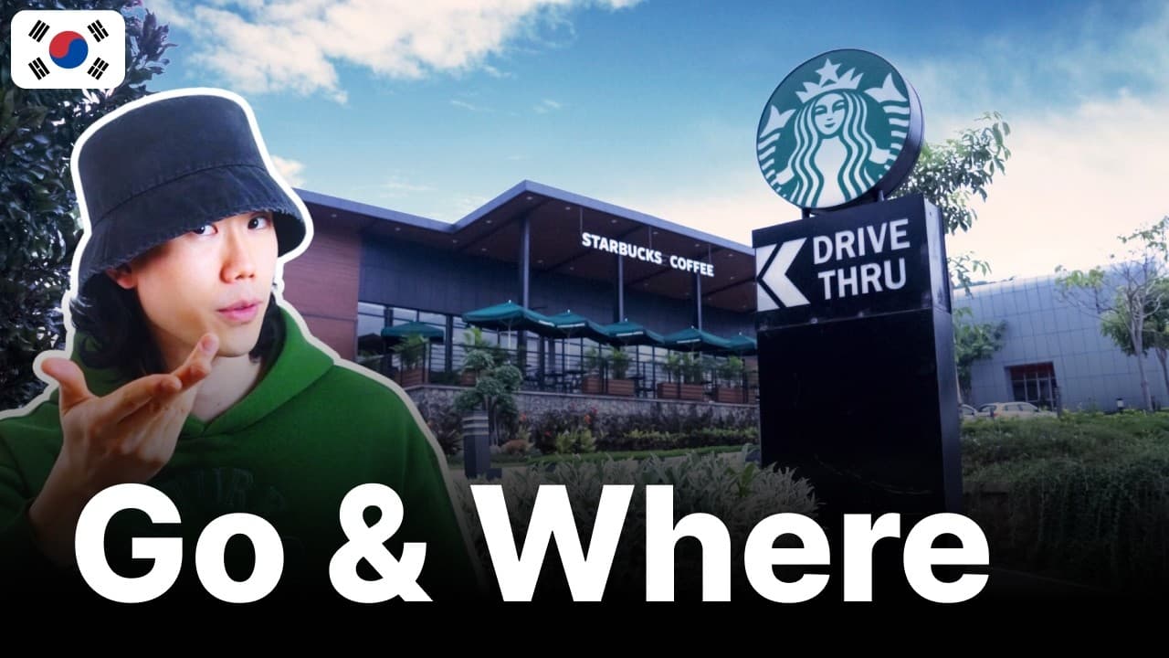 🇰🇷 Essential Korean Words for super Beginners | Learn “Go” & “Where” Naturally!