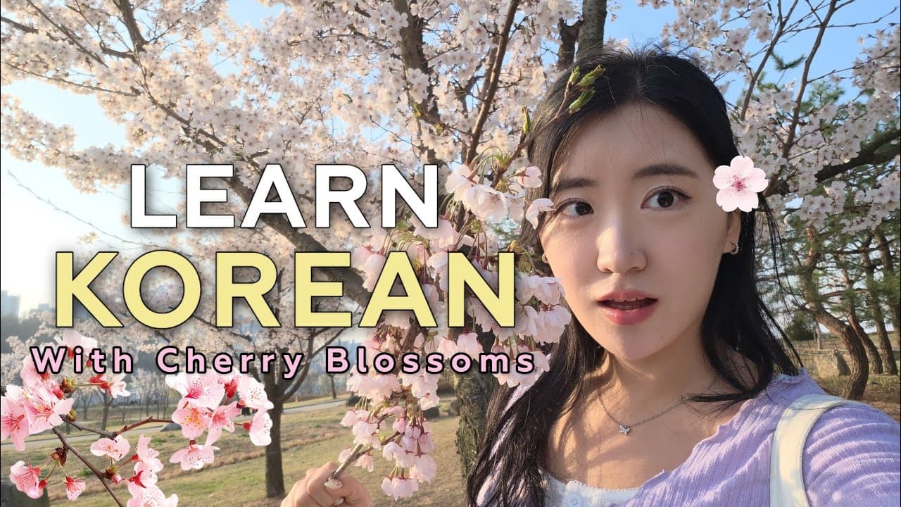 Easy Korean Comprehensible Input for absolute beginners🌸 Slow Korean | Korean listening Practice