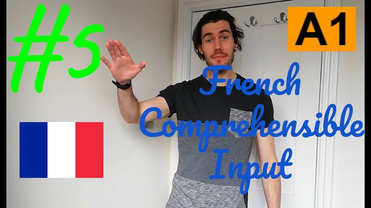 Learn French in 2022 🇫🇷    A1#5 "Une routine"    (fr/en/ru sub)