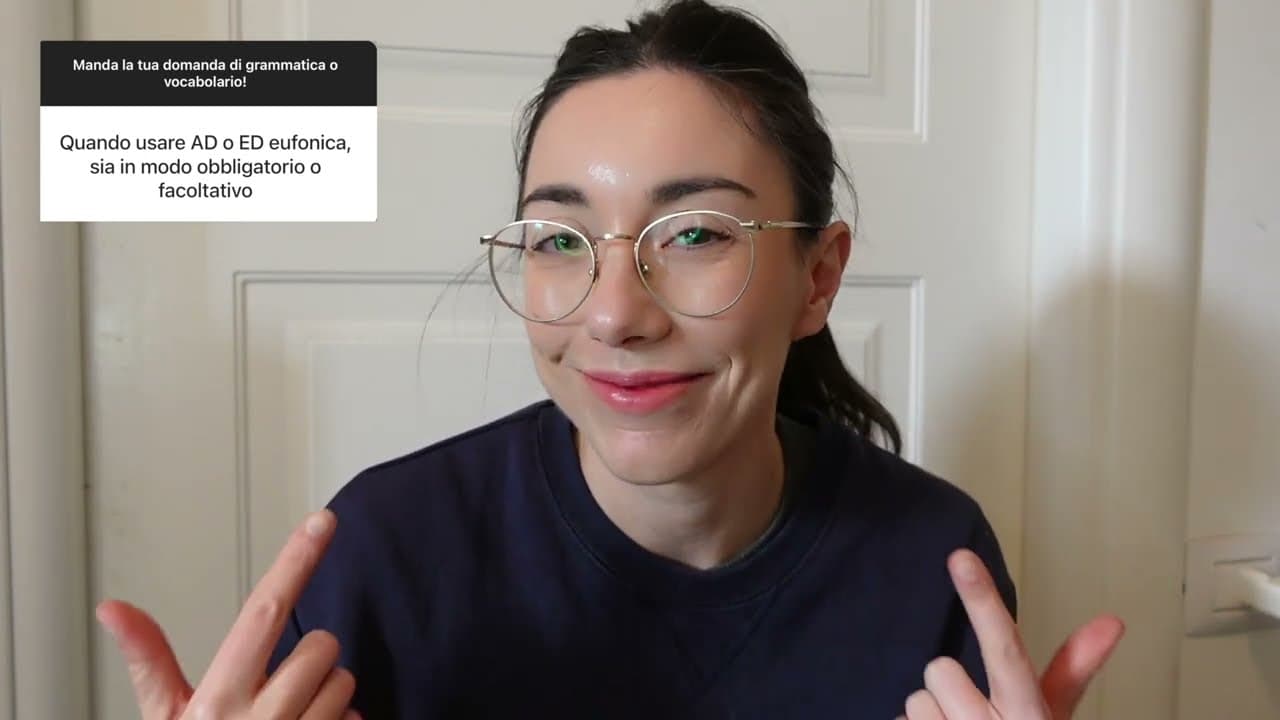 Italian grammar Q&A: la D eufonica, Scusa! Scusi!, il passato remoto, ecc. (IT Subtitles)