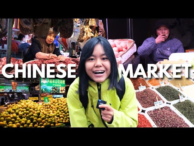 Chinese Vlog | 中国的菜市场长什么样？(Eng Sub & Pinyin)
