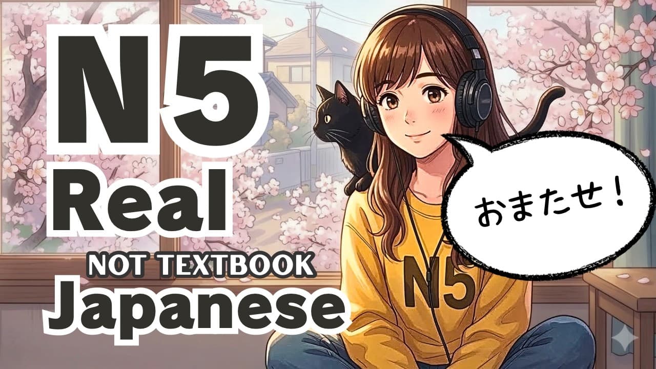 Japanese Listening Practice N5 | Real Life Moments #6 (Not Textbook)
