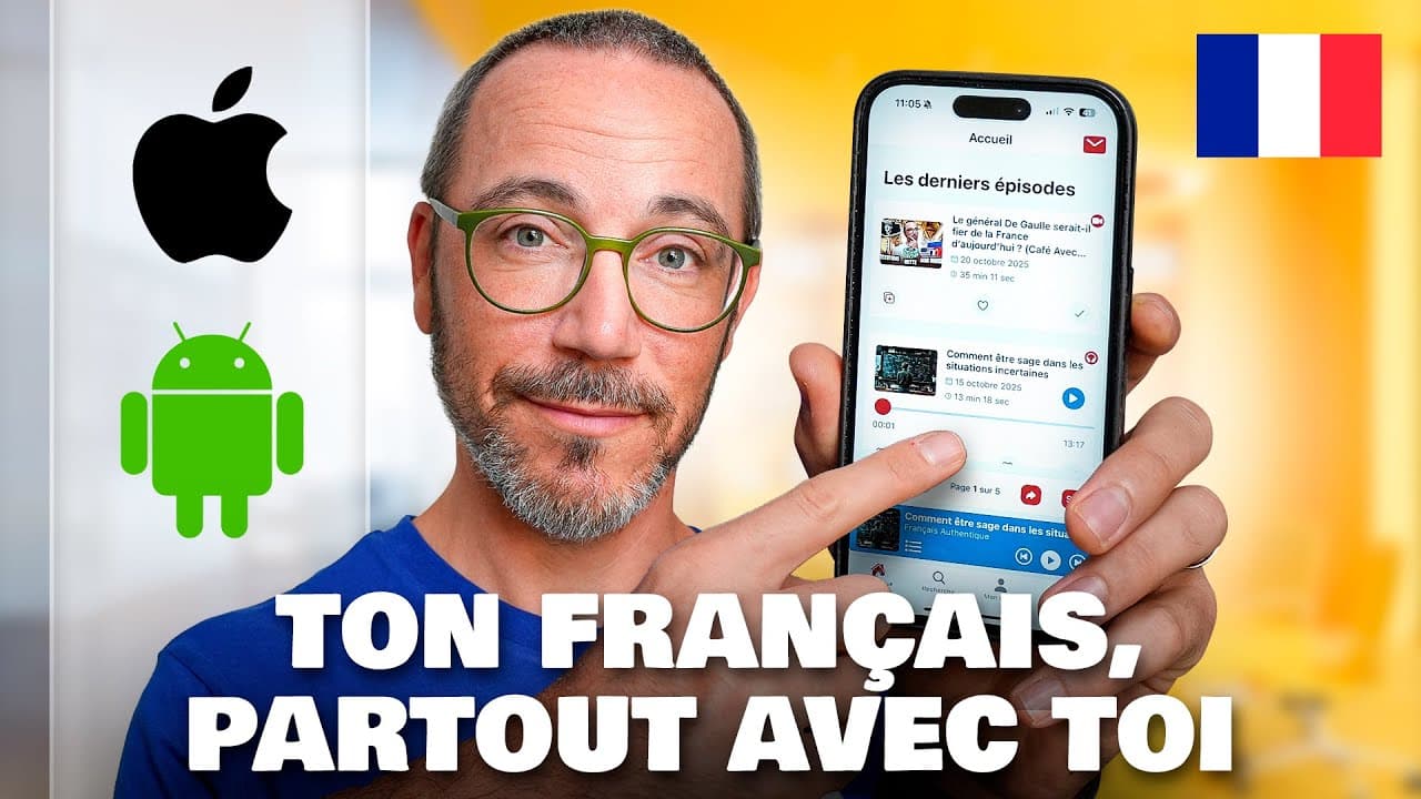 La nouvelle application mobile gratuite de Français Authentique