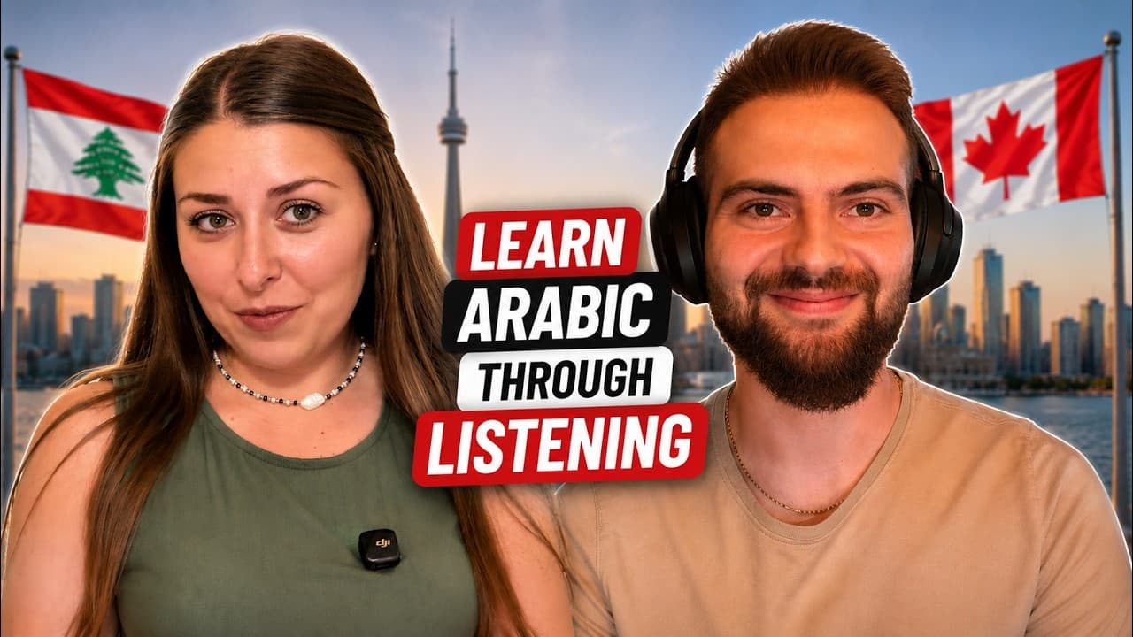 Life in Canada vs Lebanon | A Real Arabic Conversation (B2)