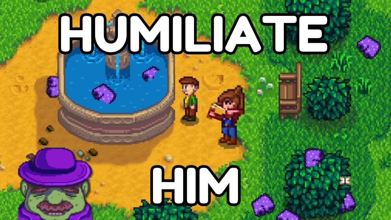 I Speedran Embarrassing Mayor Lewis in Stardew Valley