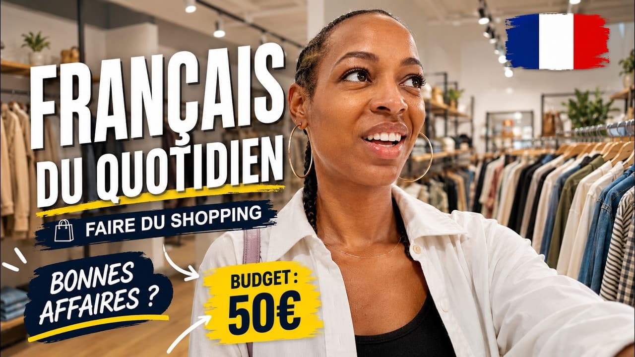 Come Shopping With Me in Paris 🇫🇷 Real French in Daily Life | Comprehensible Input
