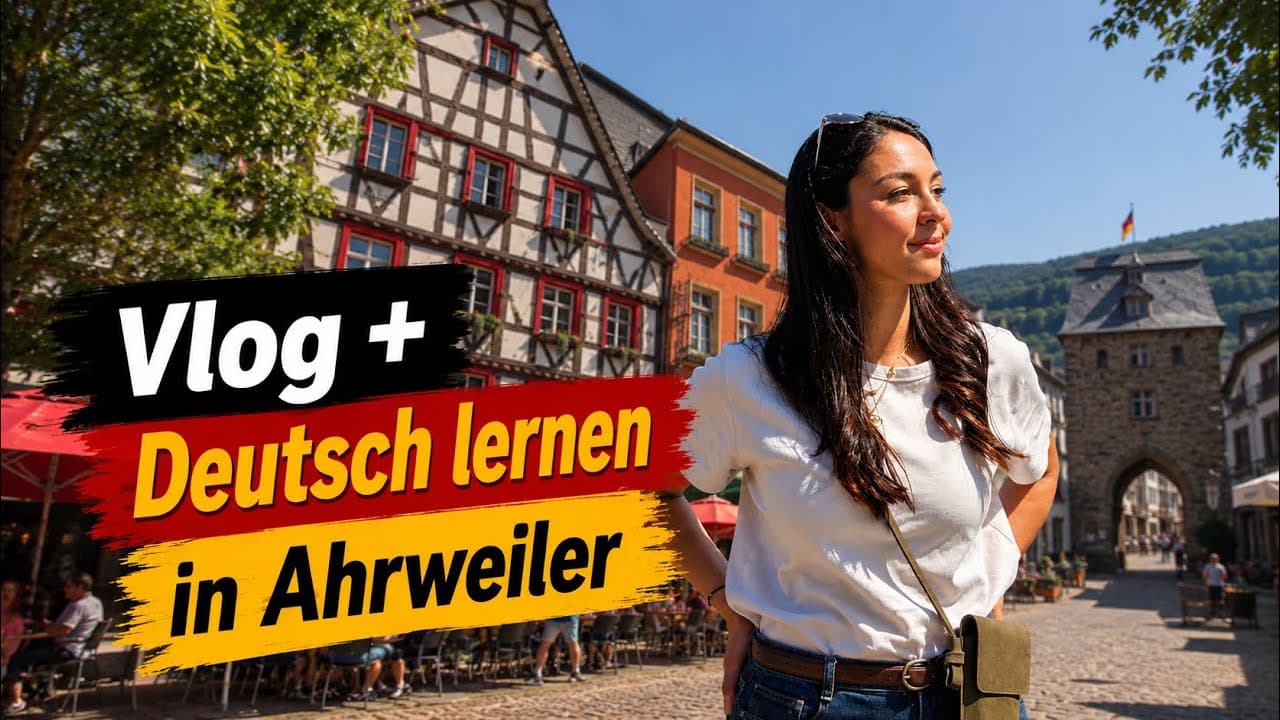 Vlog + Deutsch lernen in Ahrweiler 🇩🇪 #deutsch #deutschlernen #deutschland #german #germany