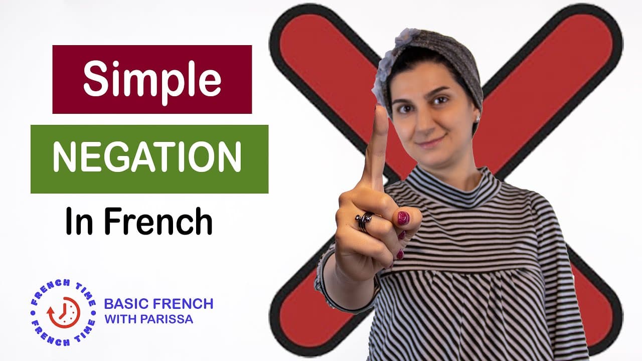 French negation: I don't know in French (Basic French / Lesson 11)