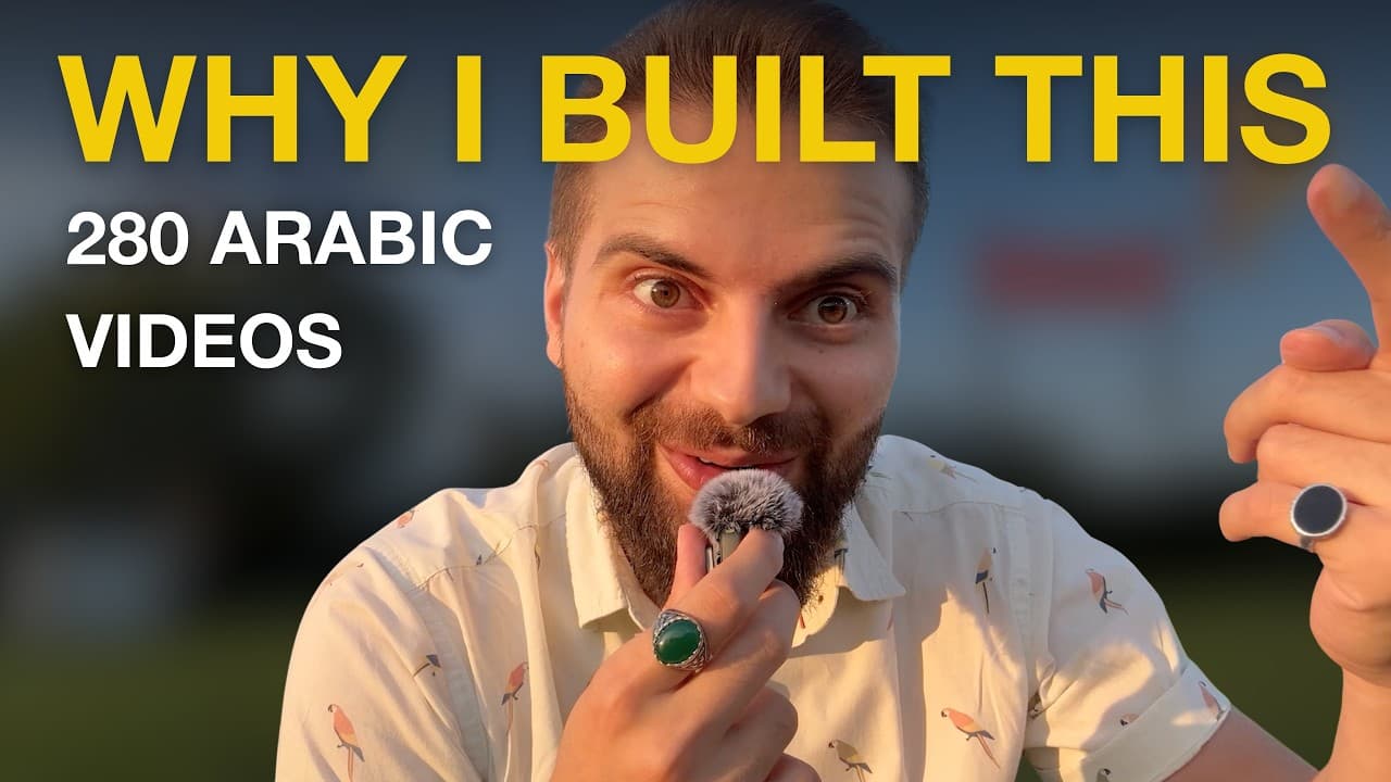 I'm Building the "Dreaming Spanish" of Arabic.