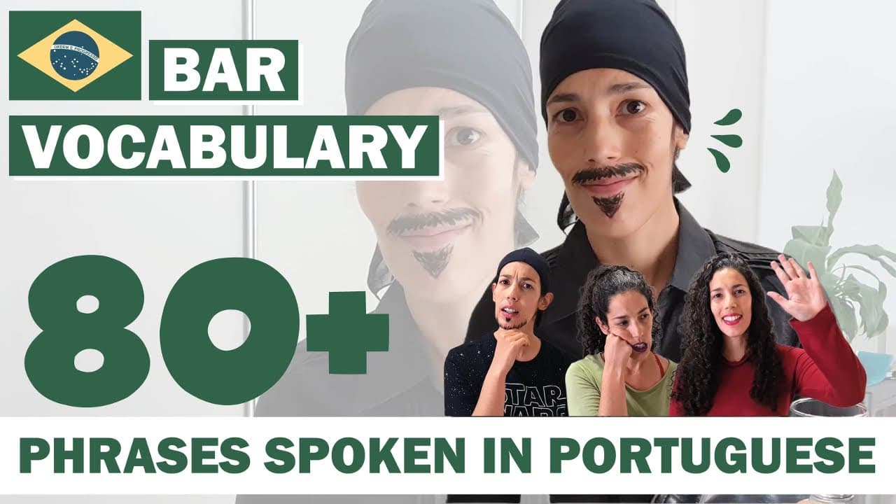 BAR VOCABULARY – ESSENTIAL PHRASES FOR TOURISM IN BRAZIL