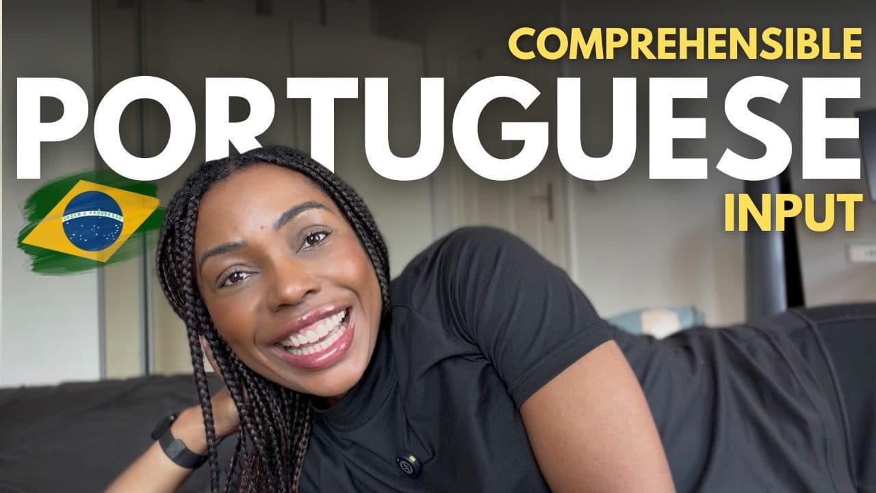 Speak Brazilian Portuguese With Me While I Pack | Comprehensible Input