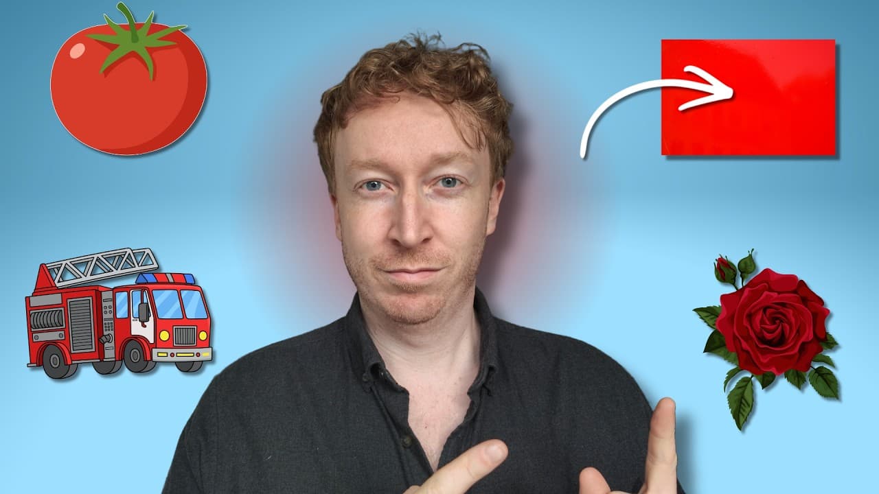 Things That Are Red | English Comprehensible Input For Absolute Beginners A0