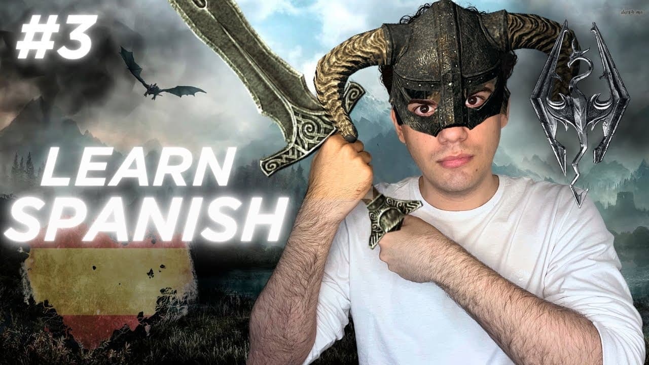 Learn Spanish With: Skyrim 🐲 | Episode 3 | Comprehensible Input Spanish Gameplay