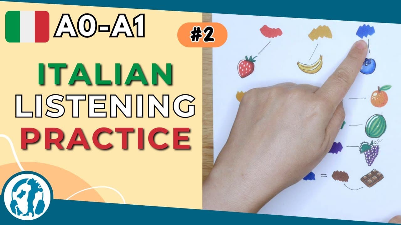 👩🏻‍🏫#2 | Colours (Italian for absolute beginners)