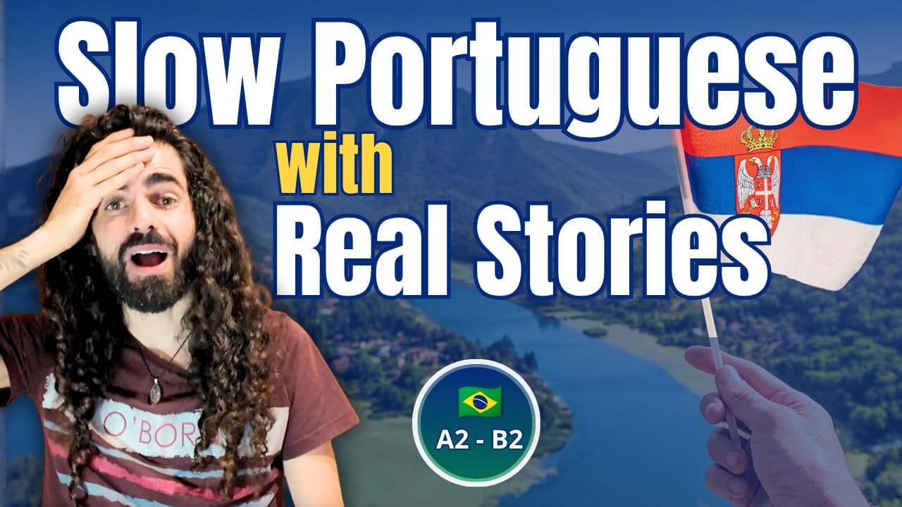 Arrested in Serbia? | 🇧🇷 Portuguese Comprehensible Input (ENG SUBS)