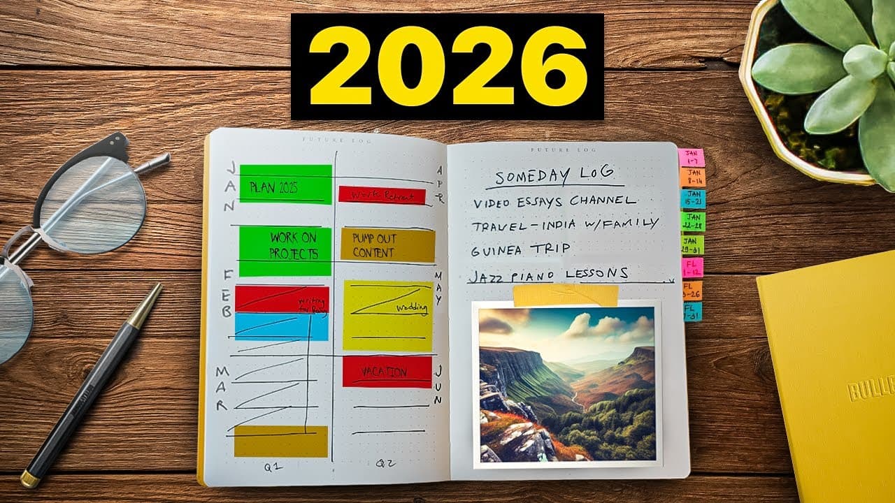 Everything Inside My 2026 Notebook (Inventor of Bujo Method)