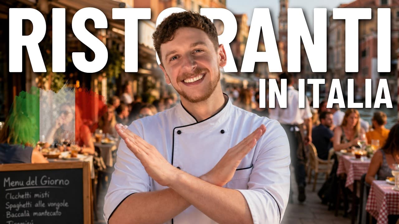 5 Errori che i turisti fanno sempre nei ristoranti in Italia