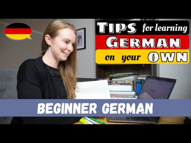 5 Tips: How To Learn German On Your Own At Home (+BONUS Tip) │Beginner German