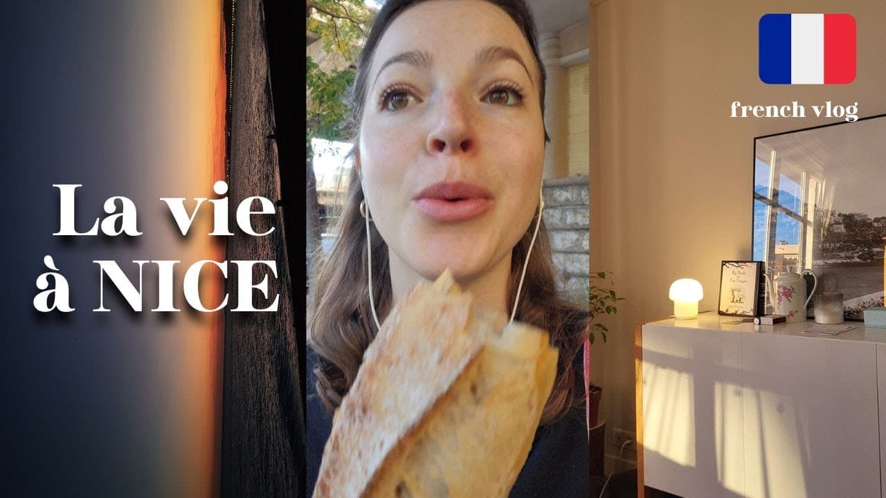 French vlog: a day in the life of a French girl in Nice (A famous book, my routine & the port)🇫🇷subs