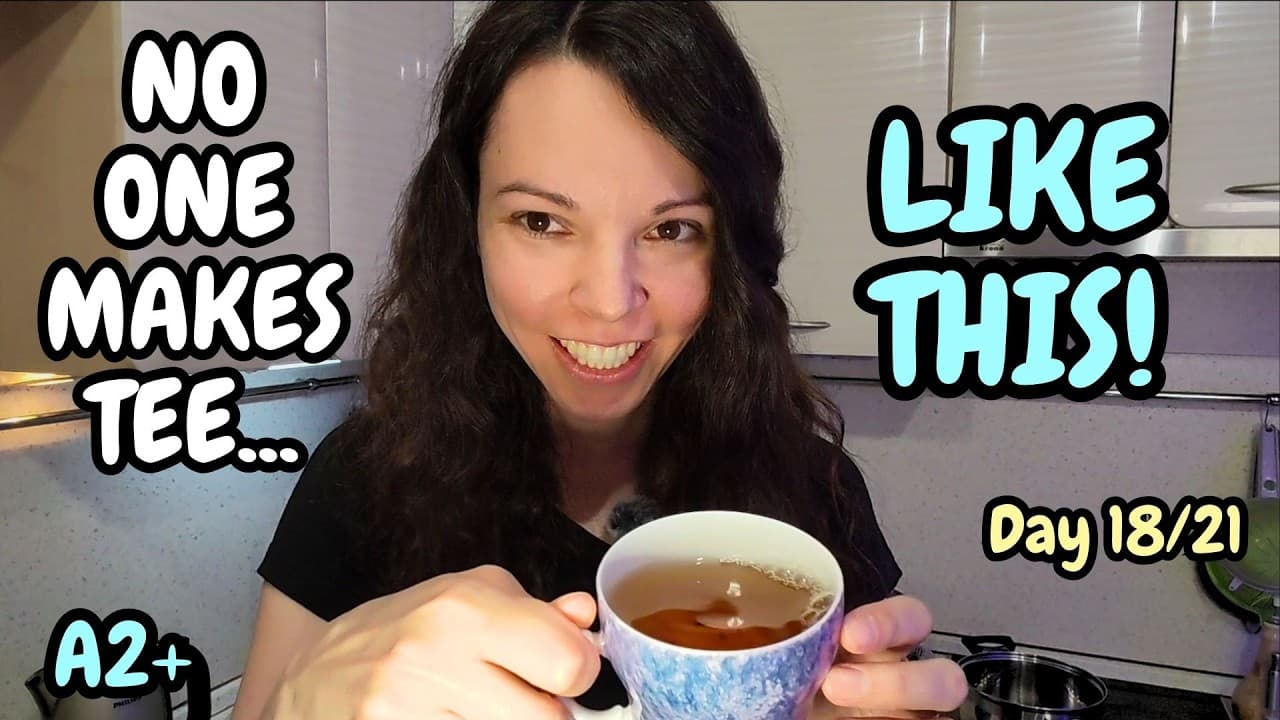 Learn Russian in the Kitchen | Making Tea (A2+) Slow & Easy Russian (Day 18/21)