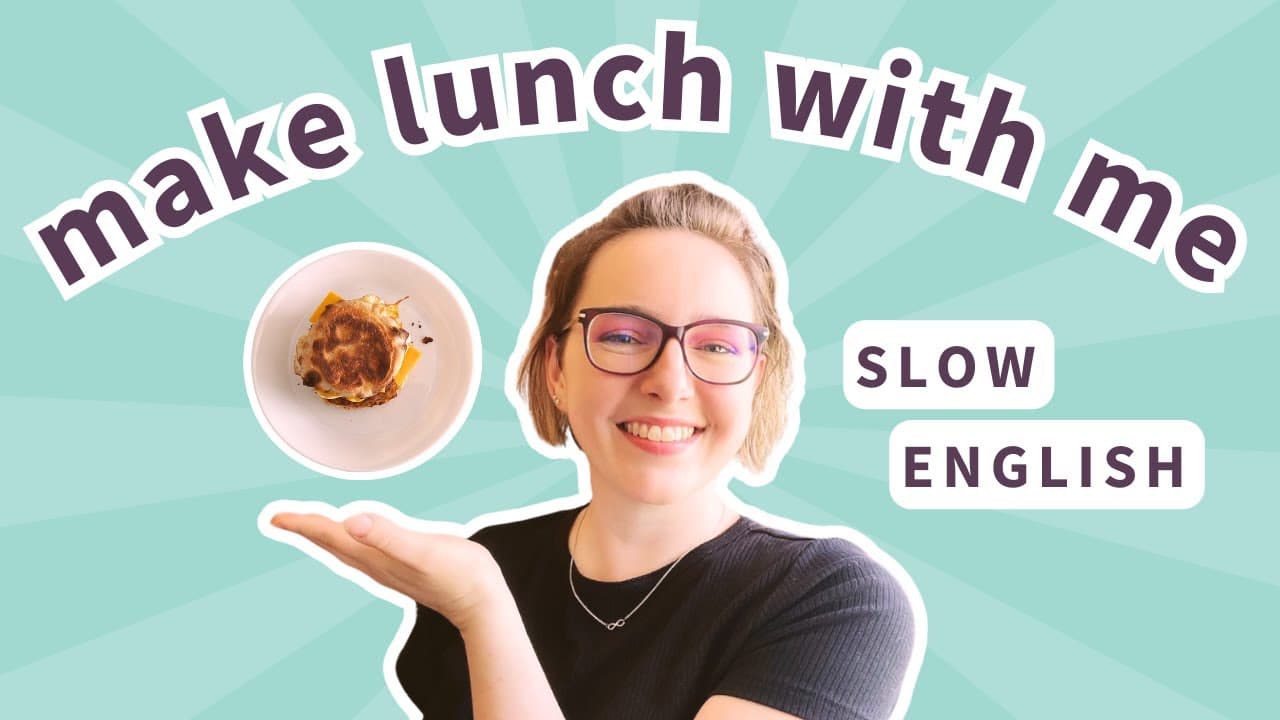 🥪 Make lunch with me! | Everyday English B1 SLOW ENGLISH listening practice vlog