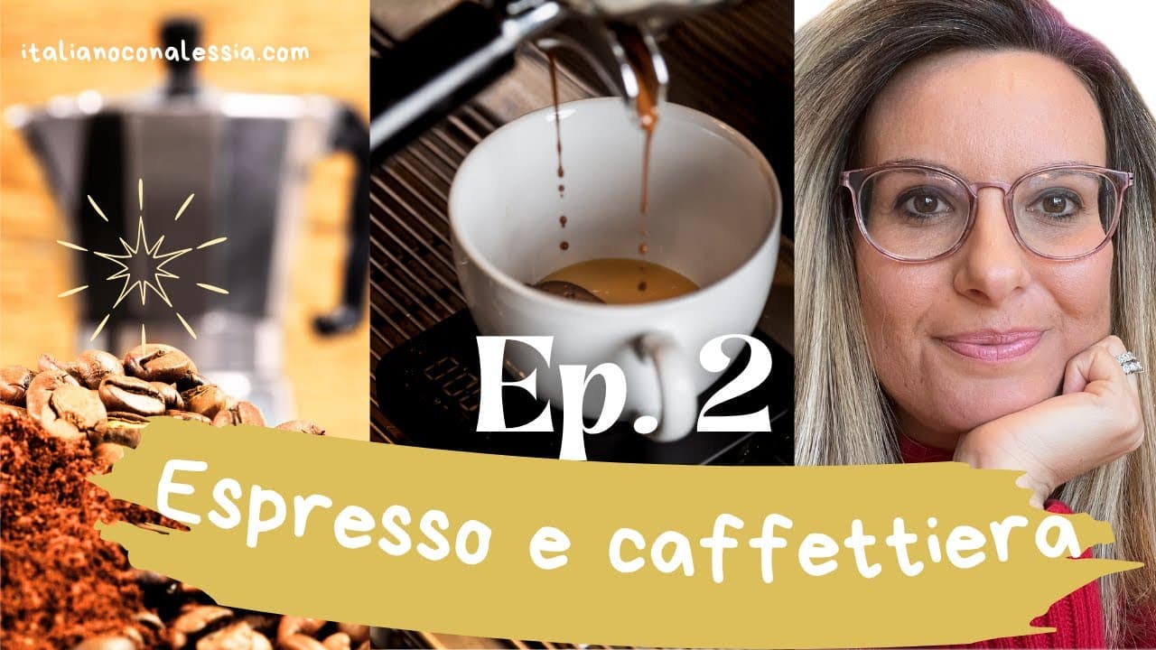 🇮🇹Italian podcast: Il caffe’ e la caffettiera.
