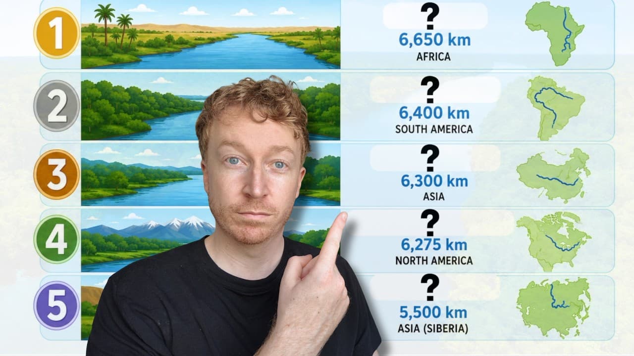 The Top 5 Longest Rivers In The World
