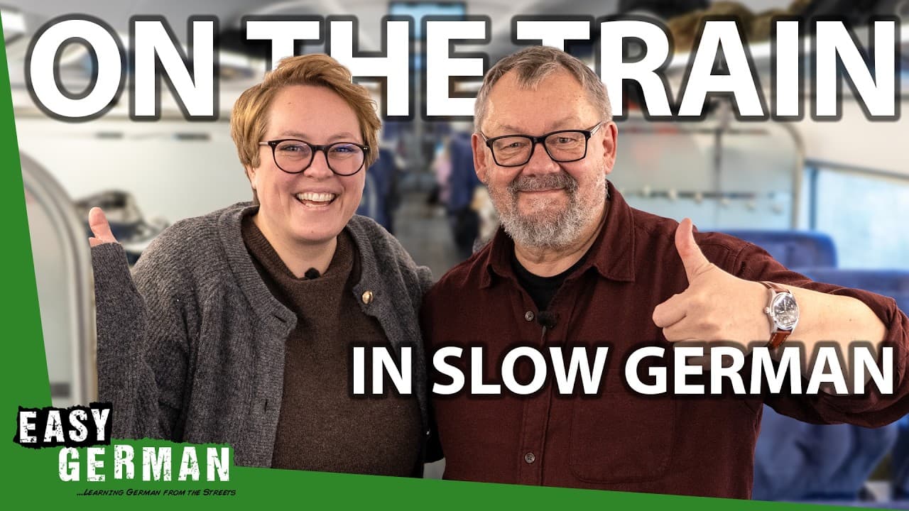 Train Ride in Slow German | Super Easy German 292