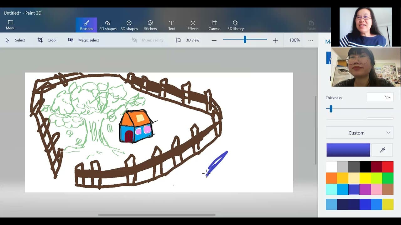 A colorful house (Learn Thai in Thai: Basic Beginner)