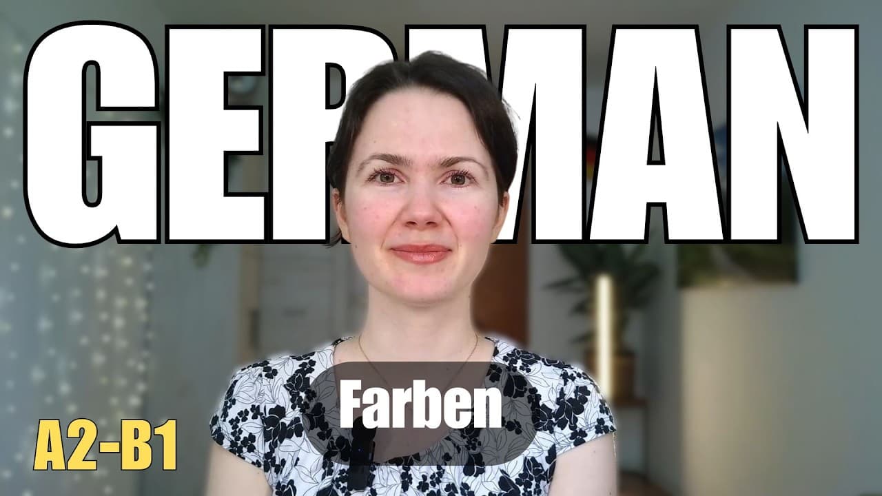 Slow German | Easy Listening (A2-B1) | Farben