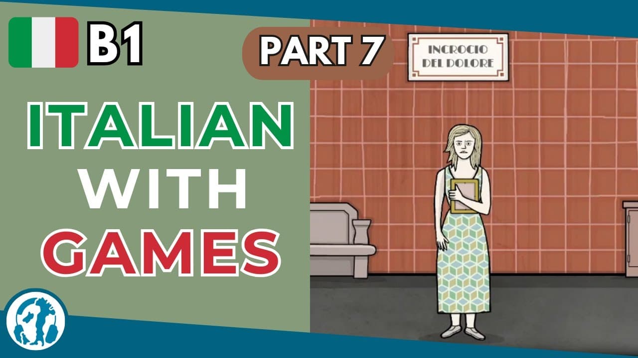 🎮 Ep. 7 | Learn Italian with games (B1) | Underground blossom