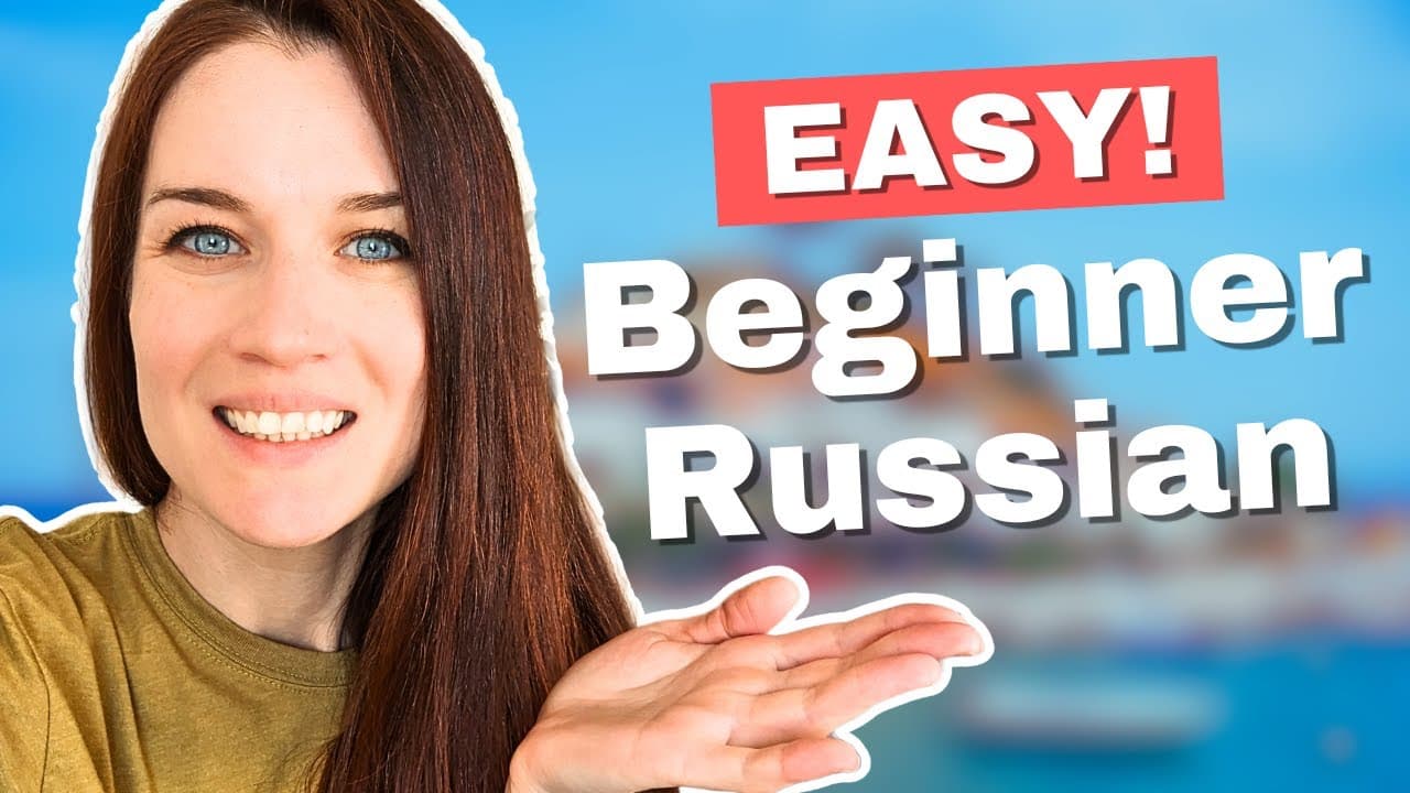 Easy Russian Lesson - Learn Russian with Comprehensible Input