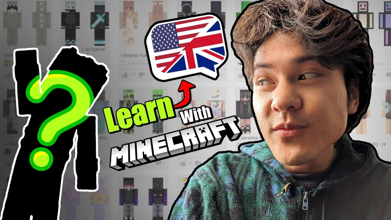 Learn English with Minecraft #8 - My New Skin??