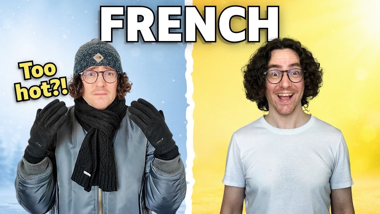 Goodbye winter! Switching to summer clothes – Complete beginner French (Comprehensible Input)