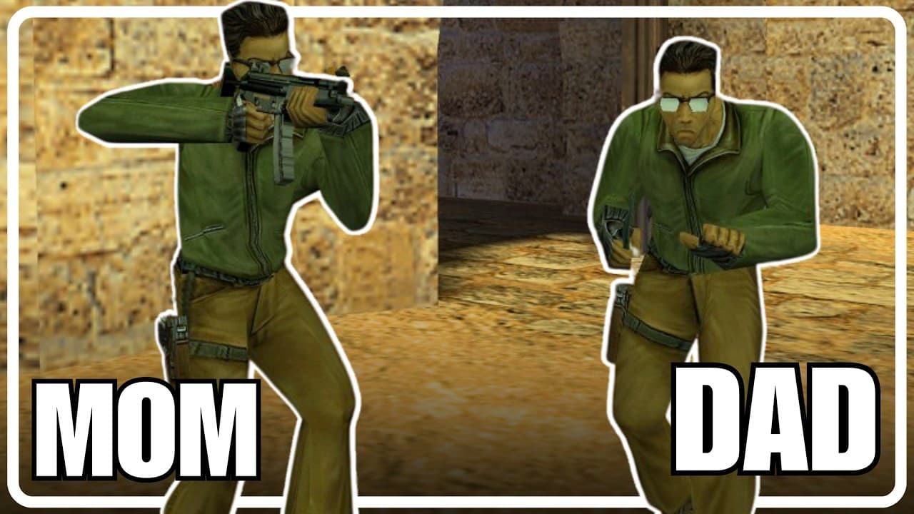 Playing OG COUNTERSTRIKE with my PARENTS