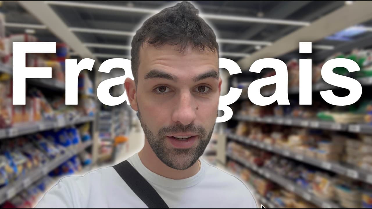 Learn French in the Supermarket 🛒🍎 Comprehensible Input