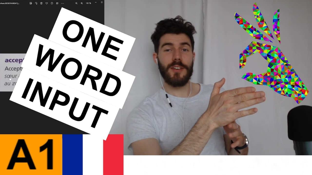 accepter 👍🏽 - ONE WORD INPUT #2