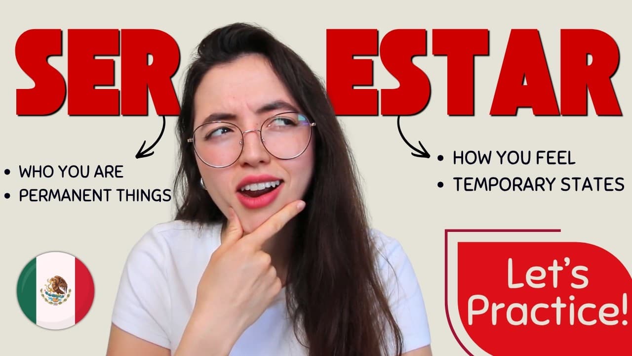SER vs ESTAR Explained Simply (Learn & Practice Spanish)