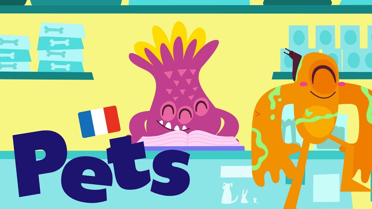 Pets in French: Les Animaux Familiers 🐹 | Blabber Beasts French for Kids